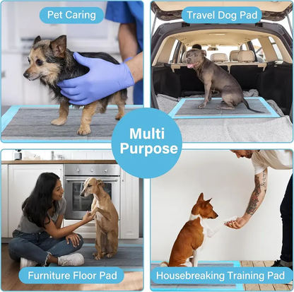 🐶🧼 Absorbent Leak-Proof Dog Potty Pads(20 Pcs)-Make Potty Training A Breeze For Your Pup✨