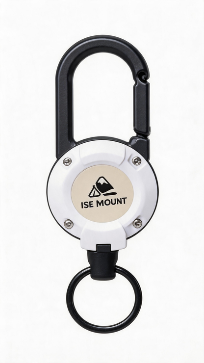 💥LAST DAY SALE 50%OFF💥🏆Retractable Carabiner Keychain 🎣 – 65cm Steel Cord, Heavy-Duty Badge Reel, Lightweight EDC Tool for Keys, ID & Outdoor Use