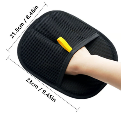 🐾🧤 Pet Hair Remover Electrostatic Gloves – Double-Sided Efficient, Soft Silicone & Washable Reusable (Versatile Home+Car)!