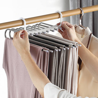 🥳2026 HOT SALE🥳💞50K+ SOLD!✨ 💝Multi layer zipper magic pants rack