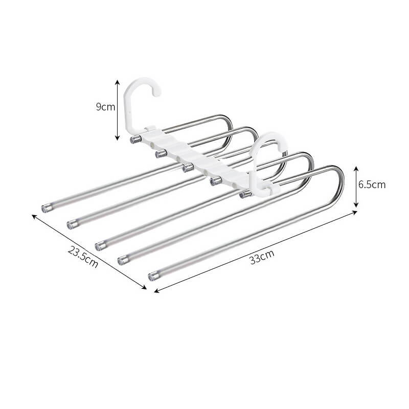 🥳2026 HOT SALE🥳💞50K+ SOLD!✨ 💝Multi layer zipper magic pants rack
