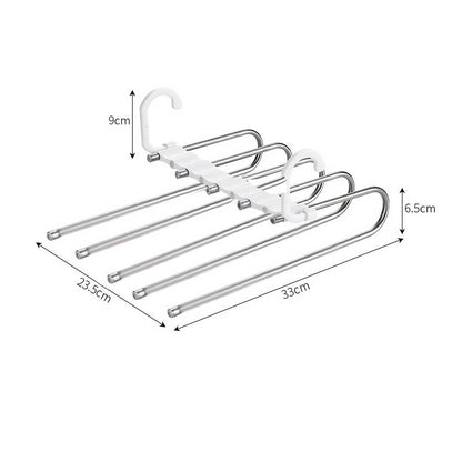 🥳2026 HOT SALE🥳💞50K+ SOLD!✨ 💝Multi layer zipper magic pants rack