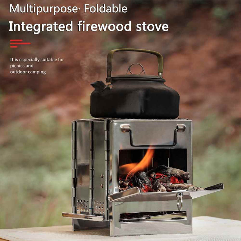 Foldable BBQ Grill for Outdoor Camping 🔥 Grill Anywhere, Anytime 🍖