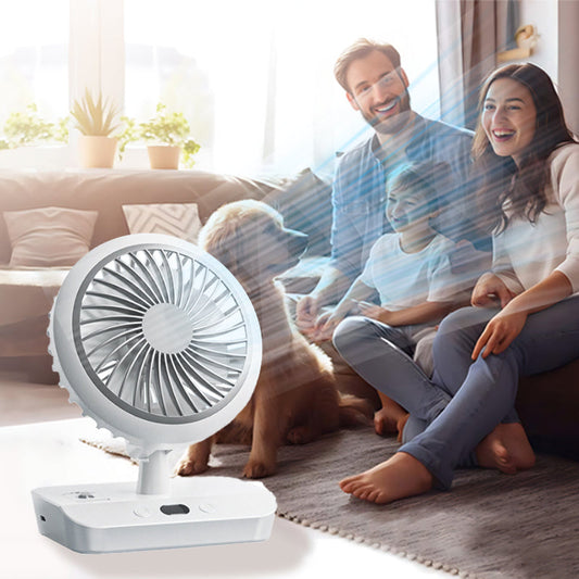 ⏳Time-limited Special⏰Desktop Oscillating Dual Head Fan🌬️ Powerful, Silent, Versatile😎