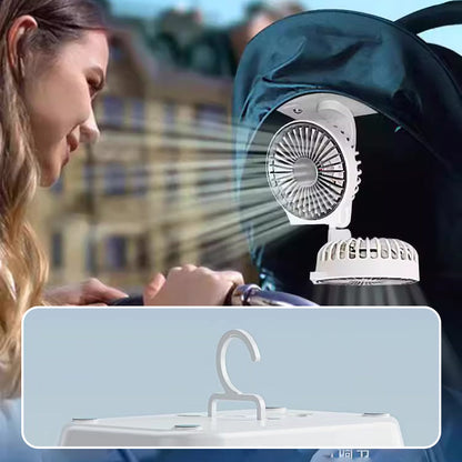 ⏳Time-limited Special⏰Desktop Oscillating Dual Head Fan🌬️ Powerful, Silent, Versatile😎