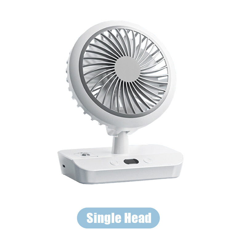 ⏳Time-limited Special⏰Desktop Oscillating Dual Head Fan🌬️ Powerful, Silent, Versatile😎