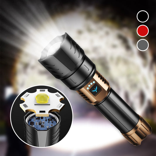 🔥Most Recommended🔥SKYFIRE 1097 flashlight strong light ultra bright outdoor camping home long-range portable ultra long endurance lighting
