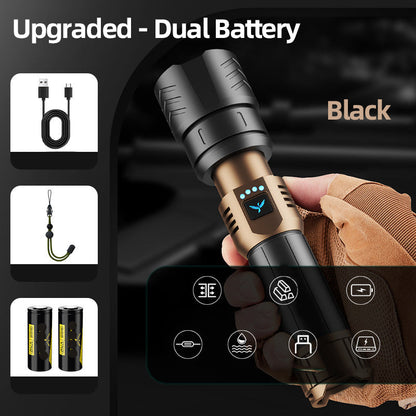 🔥Most Recommended🔥SKYFIRE 1097 flashlight strong light ultra bright outdoor camping home long-range portable ultra long endurance lighting