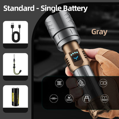 🔥Most Recommended🔥SKYFIRE 1097 flashlight strong light ultra bright outdoor camping home long-range portable ultra long endurance lighting