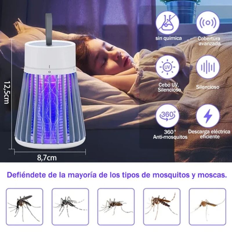 🎯🦟 Zap-X Portable Insect Zapper — Indoor & Outdoor Electric Bug Zapper: Highly Effective Fly & Mosquito Catcher 🔥⚡
