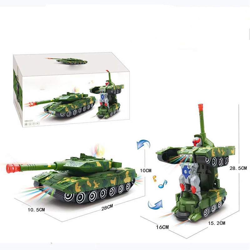 📢📢 55 %  OFF !! ⏰Electric Universal Deformation Police Toy Car🎁Best Gift For Kid🥳