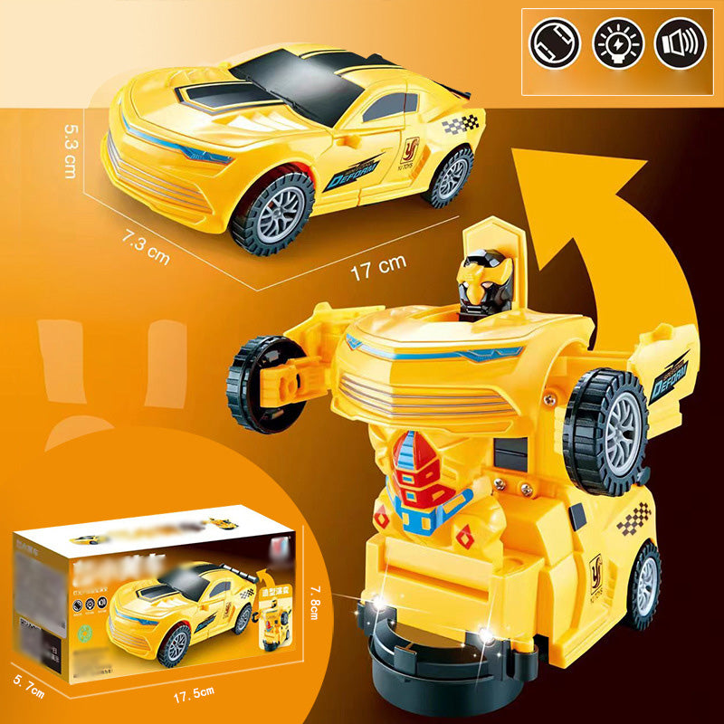 📢📢 55 %  OFF !! ⏰Electric Universal Deformation Police Toy Car🎁Best Gift For Kid🥳