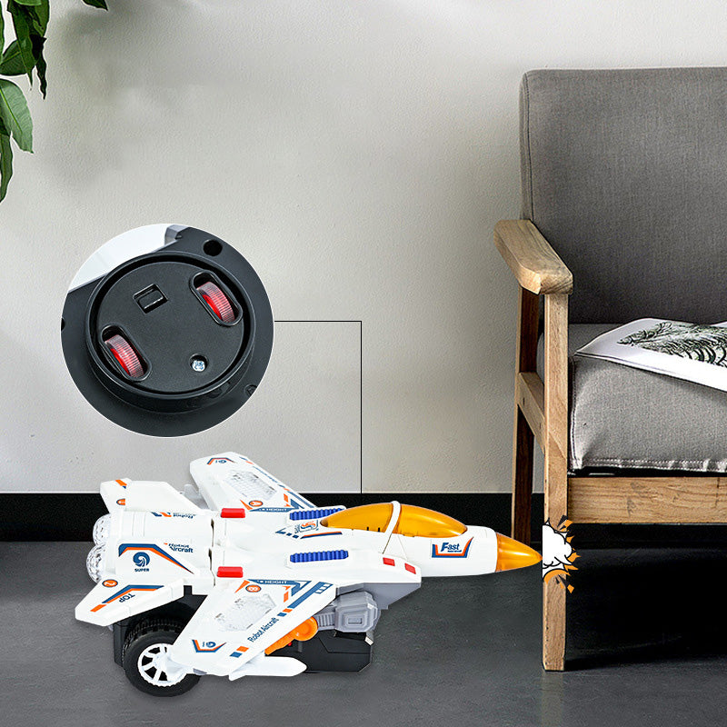 📢📢 55 %  OFF !! ⏰Electric Universal Deformation Police Toy Car🎁Best Gift For Kid🥳