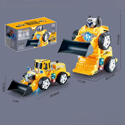 📢📢 55 %  OFF !! ⏰Electric Universal Deformation Police Toy Car🎁Best Gift For Kid🥳