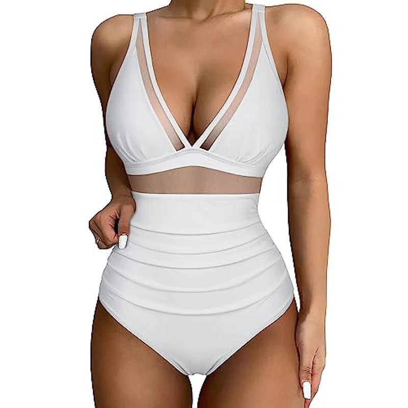 🌷 Lerne den Sommer-GROSSEN Verkauf kennen 11,99 £ NUR HEUTE!!🏝️Mesh Bauchweg Badeanzug