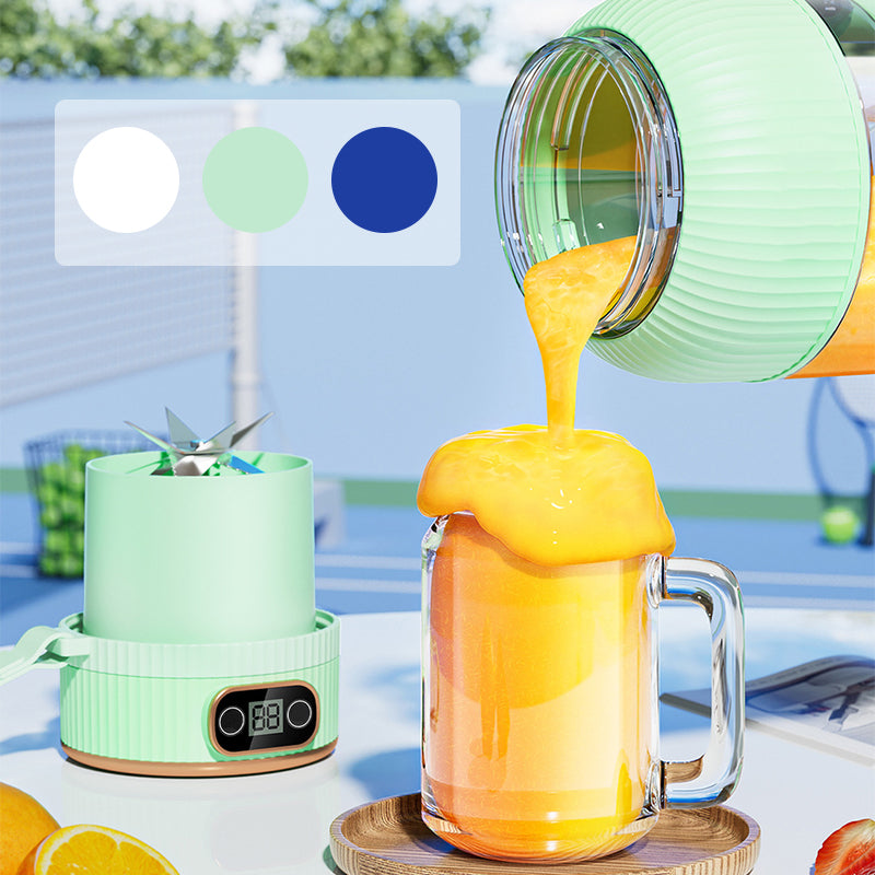 2-in-1 Juicer Cup 🍹 Drink Directly After Juicing. Large Capacity, Digital Screen, Multi-blade Design. Portable And A Must-have For The Gym And Outdoors 🏋️