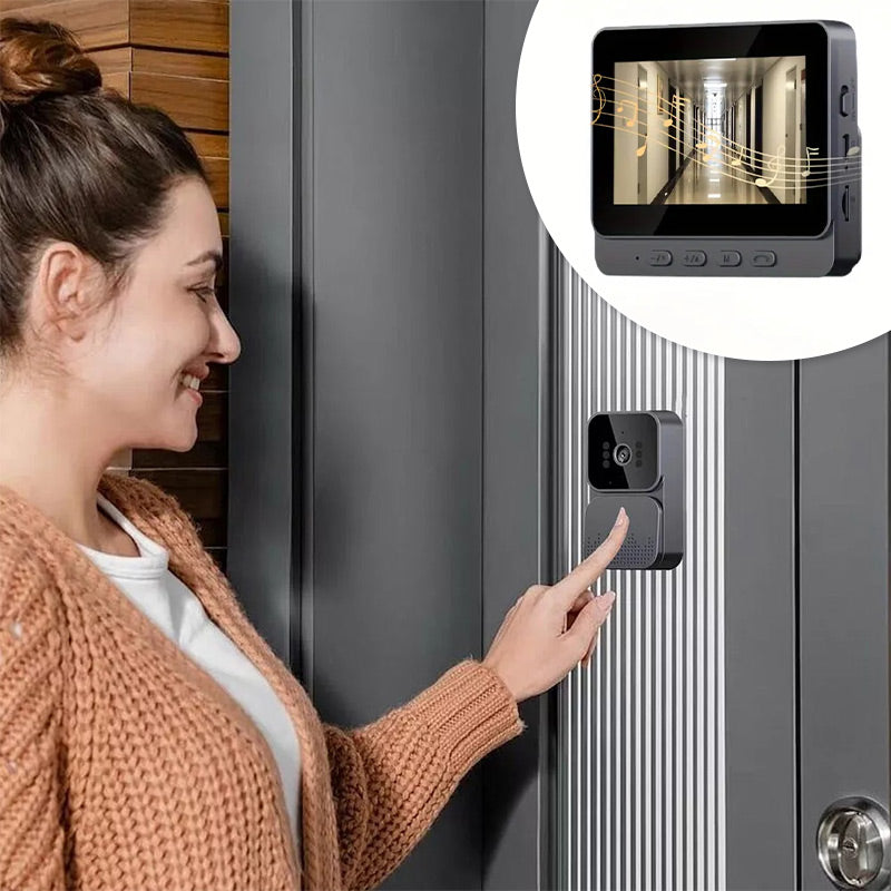 🔥Hot Sale🔥IP66 Water-proof NON-WIFI Video Doorbell with Monitor & Camera