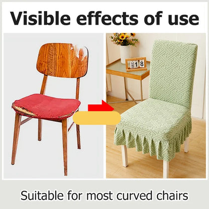 💥Christmas Sale 50% OFF🪑Dining Chair Slipcover ✨Instant holiday upgrade! Refresh your dining space🎄