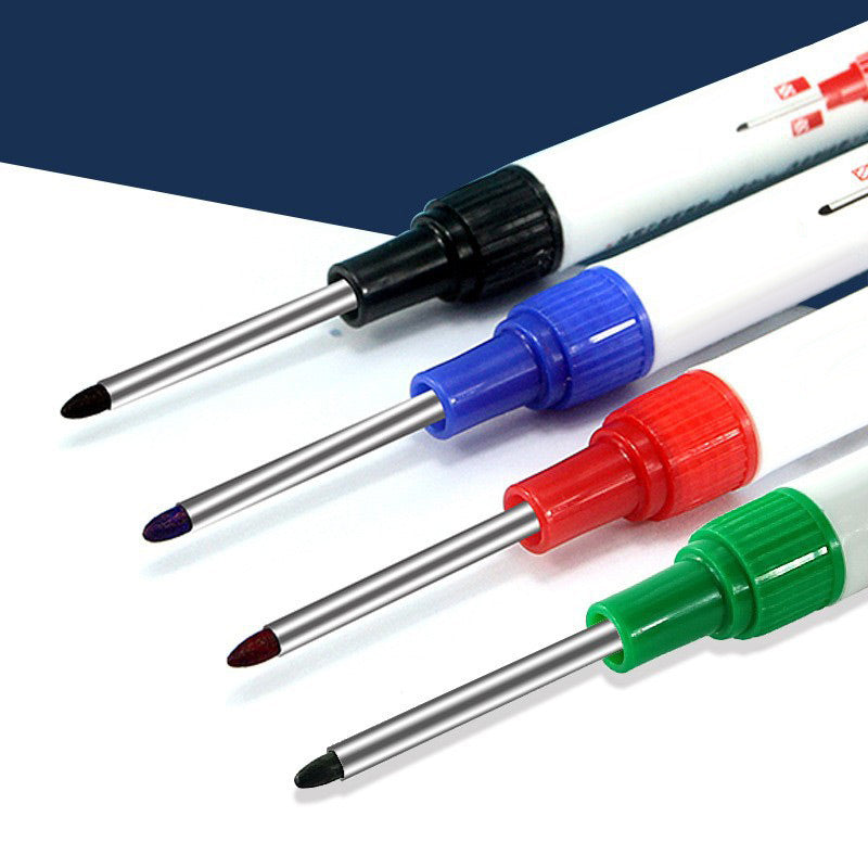 ✏️Mark It Like a Pro – Long-Tip Marker Pen 🛠️Oil-Based&Quick-Dry