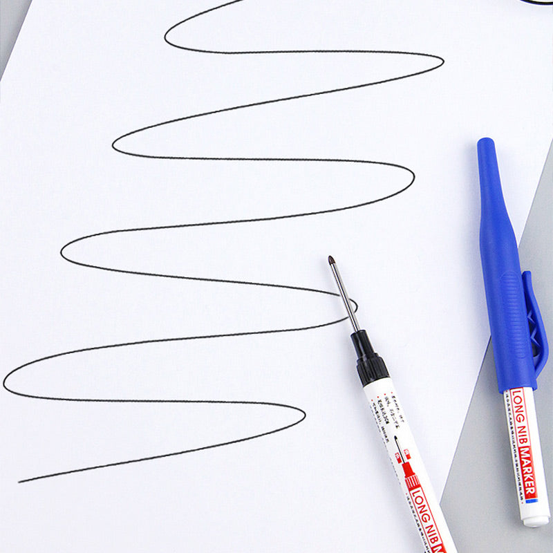 ✏️Mark It Like a Pro – Long-Tip Marker Pen 🛠️Oil-Based&Quick-Dry