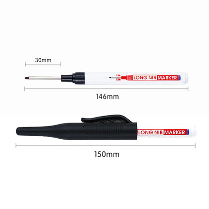 ✏️Mark It Like a Pro – Long-Tip Marker Pen 🛠️Oil-Based&Quick-Dry
