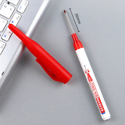 ✏️Mark It Like a Pro – Long-Tip Marker Pen 🛠️Oil-Based&Quick-Dry