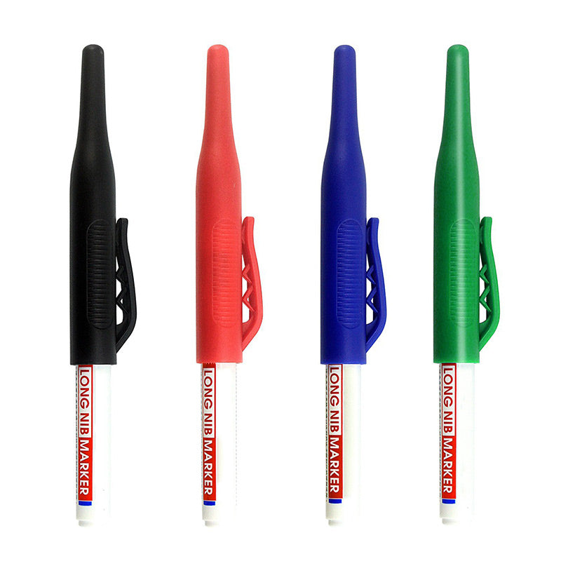 ✏️Mark It Like a Pro – Long-Tip Marker Pen 🛠️Oil-Based&Quick-Dry