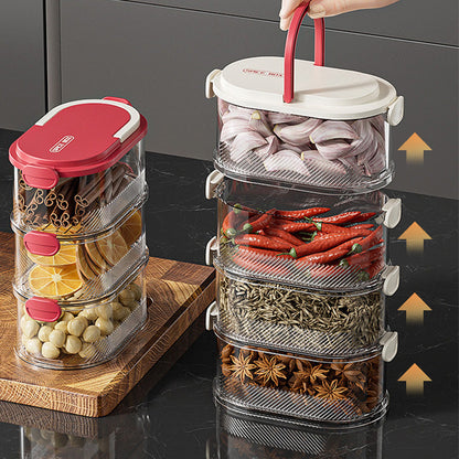 ⌚️Limited-time special offer🔥 Multi-layer Sealed Spice Organizer