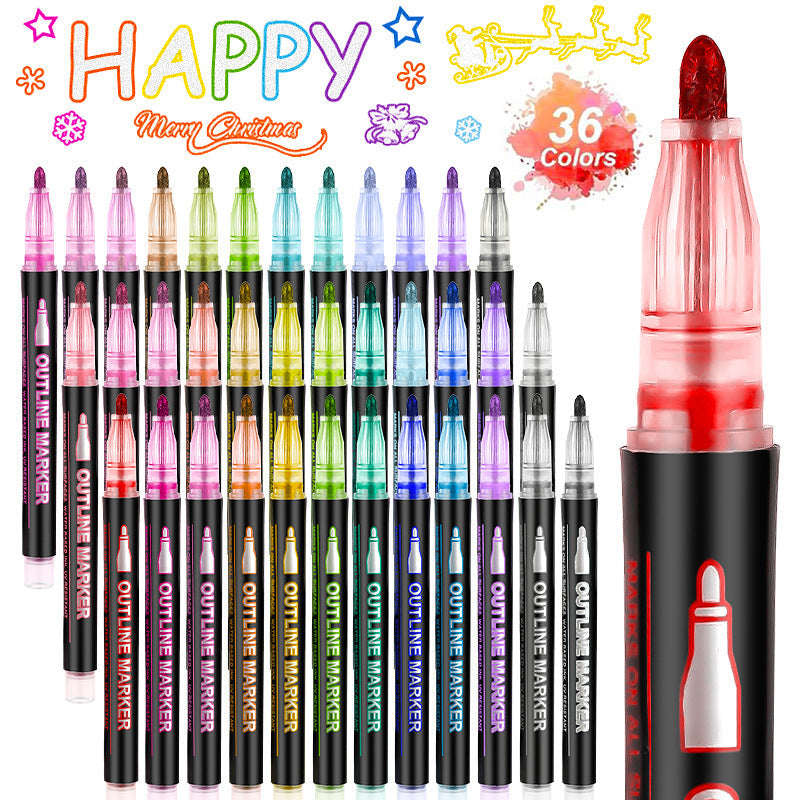 🎁Best Gift idea 49%OFF -🎁Coloring Lightstick Graffiti Highlighter Pens