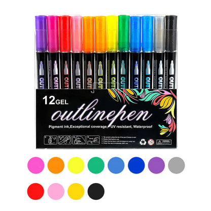 🎁Best Gift idea 49%OFF -🎁Coloring Lightstick Graffiti Highlighter Pens