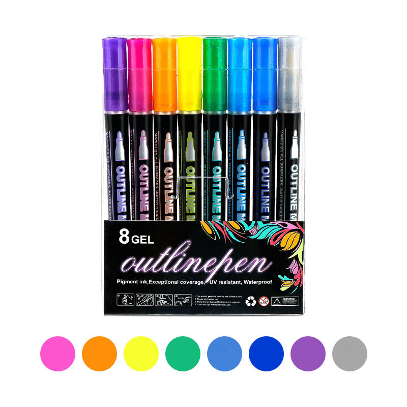 🎁Best Gift idea 49%OFF -🎁Coloring Lightstick Graffiti Highlighter Pens