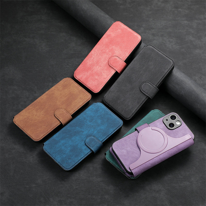 Leather Wallet Phone Case - 3 in 1 Detachable Magnetic Phone Case✨Provides 360° protection✨
