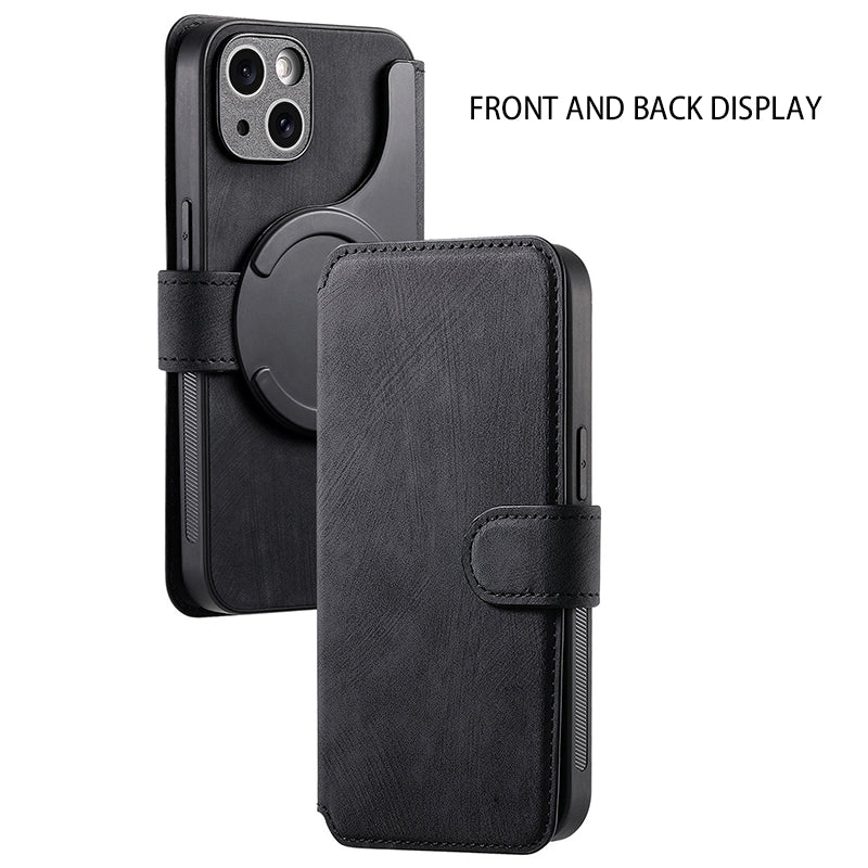 Leather Wallet Phone Case - 3 in 1 Detachable Magnetic Phone Case✨Provides 360° protection✨