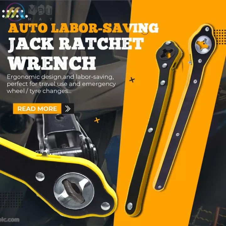 🔥Hot Sale 75% OFF🔧Auto Labor-saving Jack Ratchet Wrench