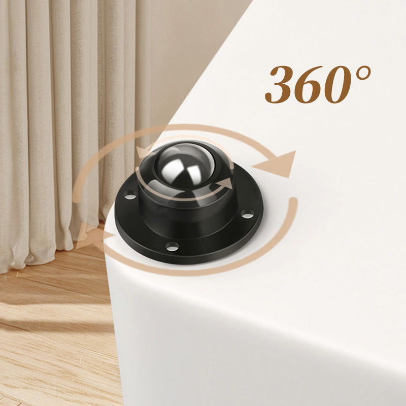 🏠✨Adhesive Load-Bearing 360°Universal Pulleys -  No Tools, No Lifting, No Hassle!