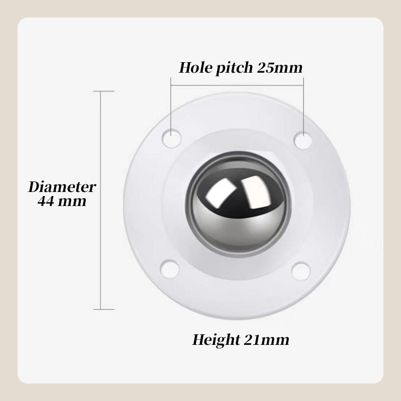 🏠✨Adhesive Load-Bearing 360°Universal Pulleys -  No Tools, No Lifting, No Hassle!