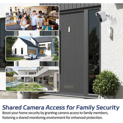 🏡Keep Your Home Safe 24/7 🔒Solar Powered Surveillance Camera - WiFi Wireless IP Camera