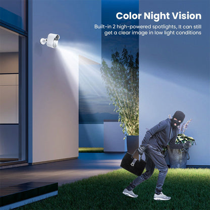 🏡Keep Your Home Safe 24/7 🔒Solar Powered Surveillance Camera - WiFi Wireless IP Camera