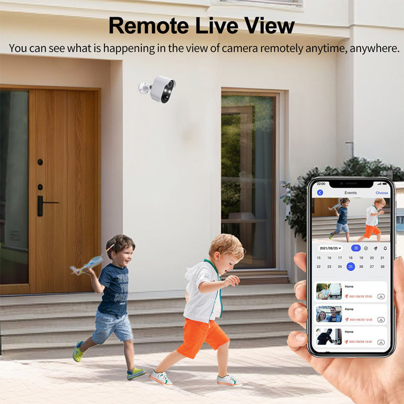 🏡Keep Your Home Safe 24/7 🔒Solar Powered Surveillance Camera - WiFi Wireless IP Camera