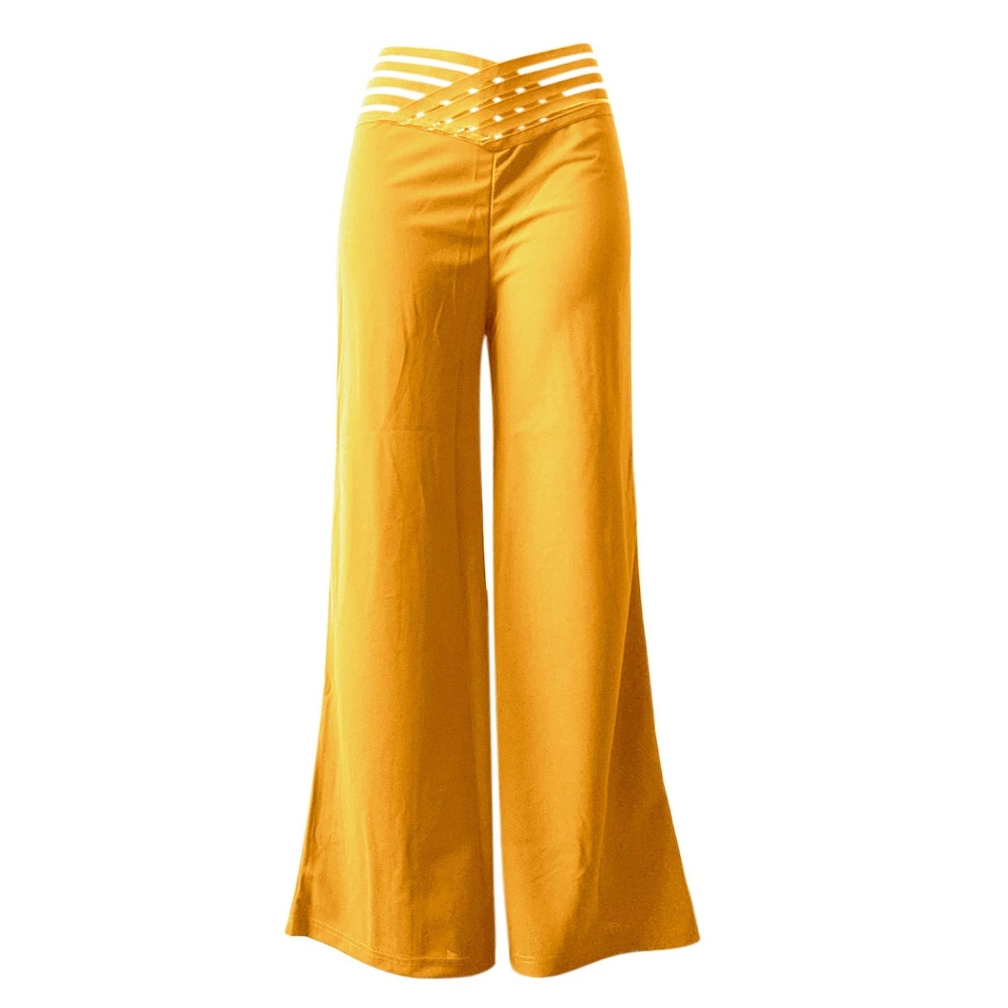 🔥 Zeitlich begrenzter Verkauf – Bis zu 50% RABATT🍃Freizeit-High-Waist-Hosen mit weitem Bein für Damen