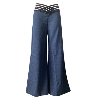 🔥 Zeitlich begrenzter Verkauf – Bis zu 50% RABATT🍃Freizeit-High-Waist-Hosen mit weitem Bein für Damen