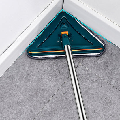 🔥Hot Sale 50% Off 💕 Multi-purpose Telescopic Pole 360° Rotatable Triangle Water Absorbing Dust Mop