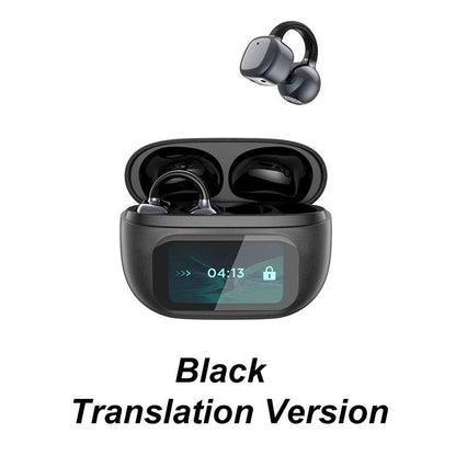 🔥2025 HEISSER VERKAUF🔥🎧Ear-Clip Smart Color Screen Intelligentes Übersetzungs-Headset🎧