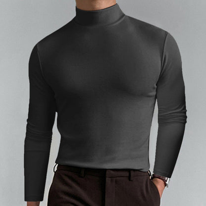 👕 60% RABATT JETZT! 🔥 Herren Stehkragen Slim Fit T-Shirt - Dehnbar & Atmungsaktiv für Sport oder Freizeit, Modern Stil & Komfort 🏃‍♂️📦