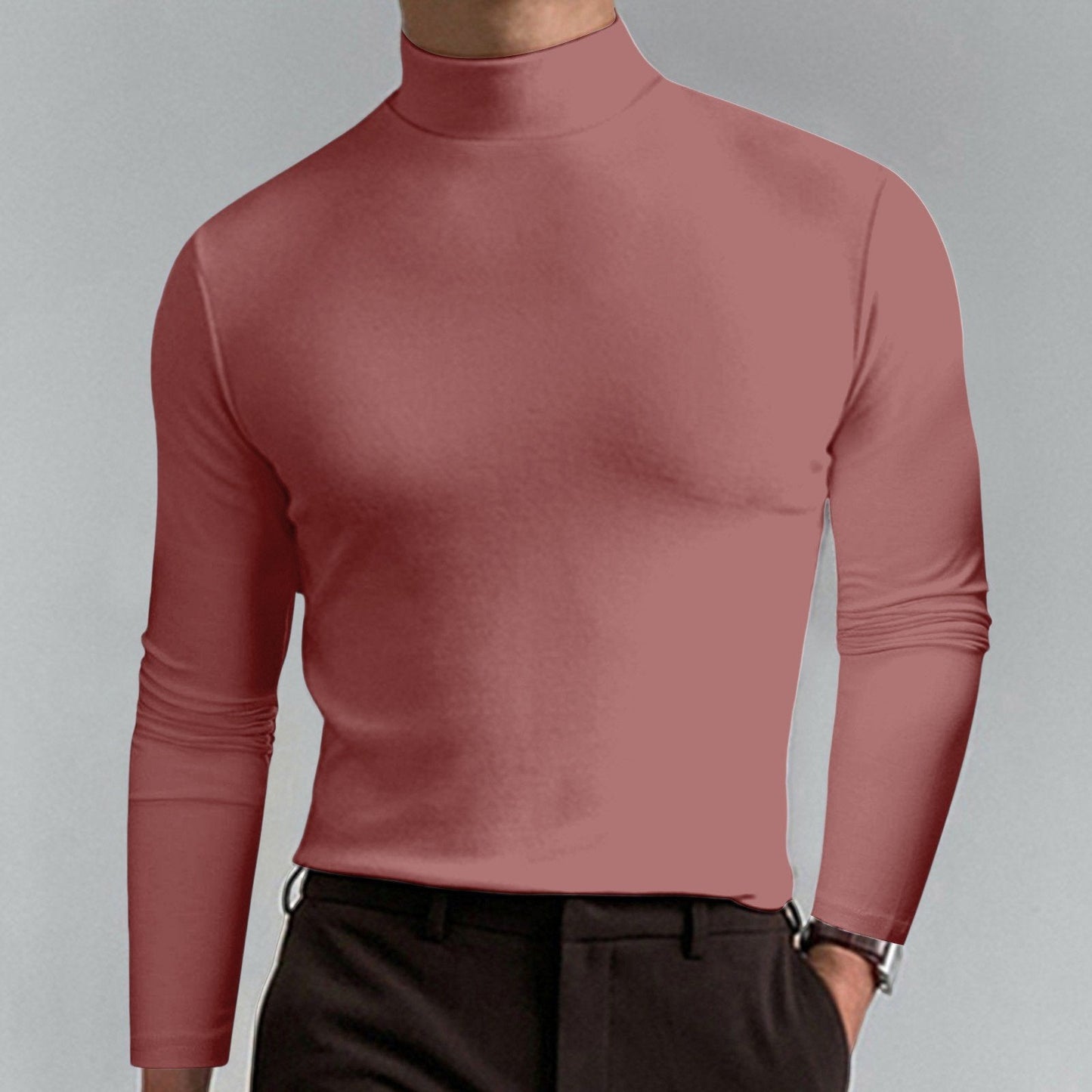👕 60% RABATT JETZT! 🔥 Herren Stehkragen Slim Fit T-Shirt - Dehnbar & Atmungsaktiv für Sport oder Freizeit, Modern Stil & Komfort 🏃‍♂️📦