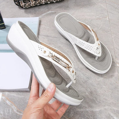 🎀 Flip-flops For Women With Cushioning That Provides Arch Support✨ Sparkle & Comfort All Day🌞