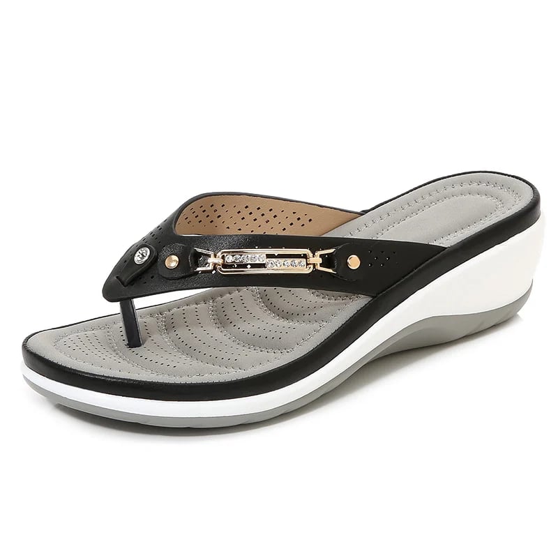 🎀 Flip-flops For Women With Cushioning That Provides Arch Support✨ Sparkle & Comfort All Day🌞