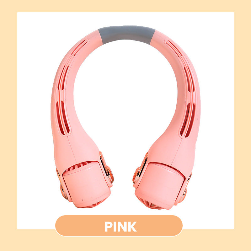 🍃 Neck Air Conditioner Fan – Ultra‑quiet, 360° Rotating, 3 Speeds. Hands‑free Cooling, Long Battery. Summer Essential!