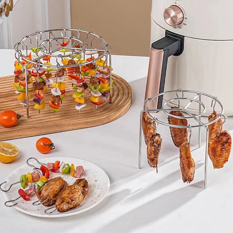 Gratis Verbrühungsschutzhandschuhe Für Eine Begrenzte Zeit🥩Heißluftfritteuse Vertikalspießgrill + Kostenlose Hitzebeständige Handschuhe 🍤
