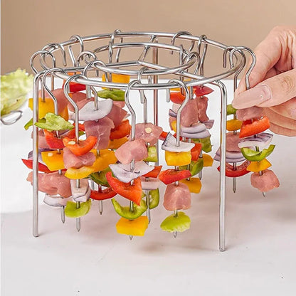 Gratis Verbrühungsschutzhandschuhe Für Eine Begrenzte Zeit🥩Heißluftfritteuse Vertikalspießgrill + Kostenlose Hitzebeständige Handschuhe 🍤